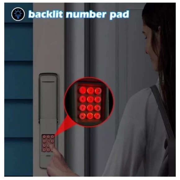 Garage Door Opener Keypad Wireless Keyless Entry Keypad/Remote NJP-MAX - Picture 4 of 7